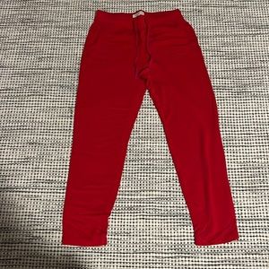 Lou & Grey By Loft Red Sweatpants